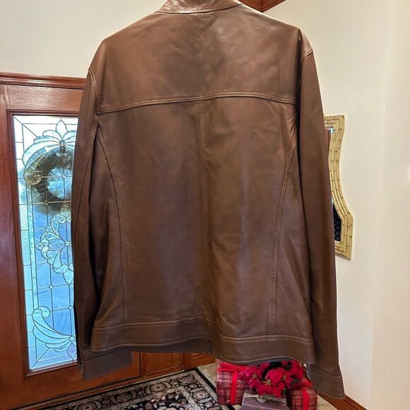 Men’s Ron Thompson Los Angeles, soft, leather jacket, size large - Picture 3 of 11